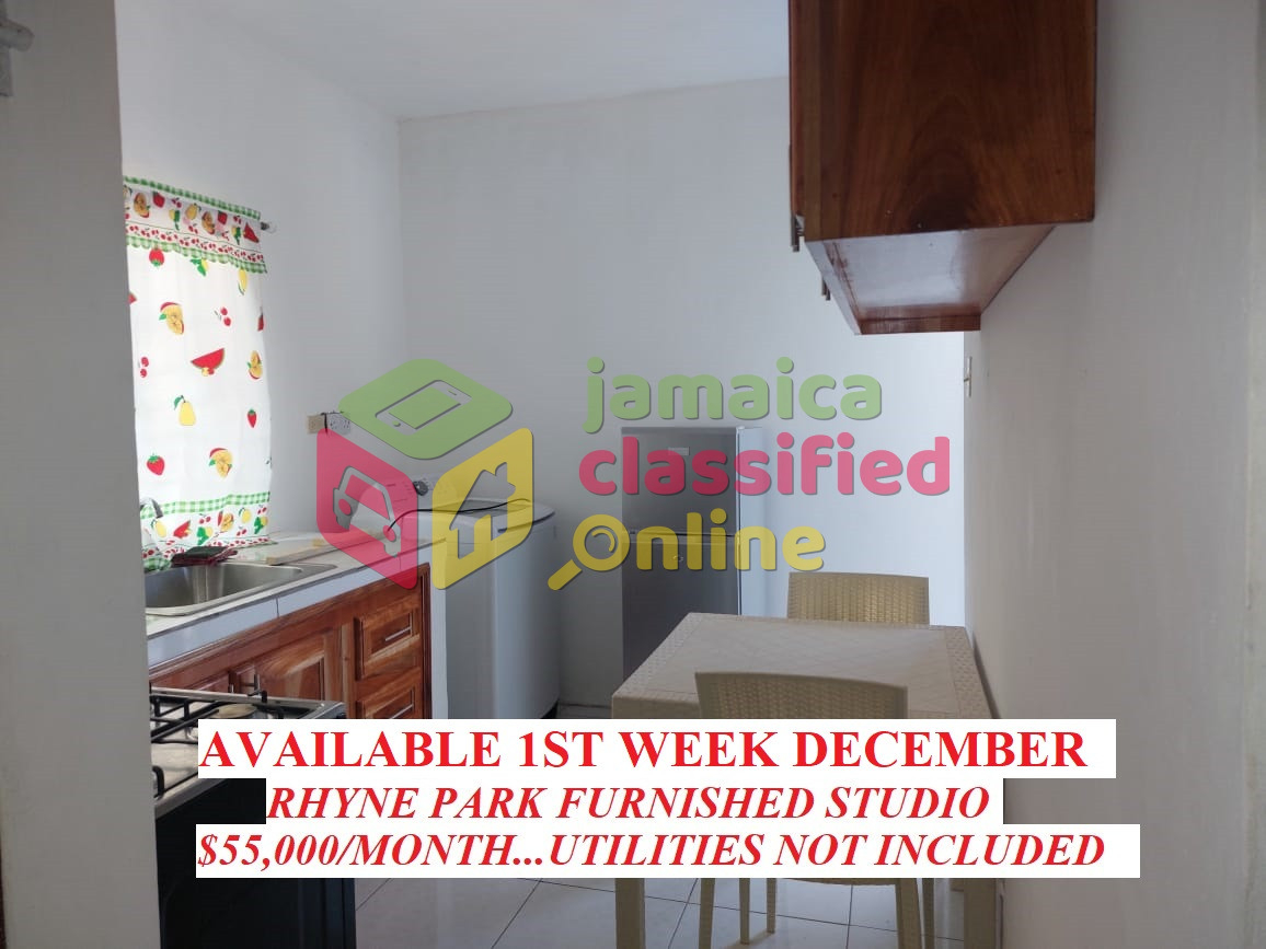 For Rent Rhyne Park Furnished Bedroom Studio Apartment Montego Bay