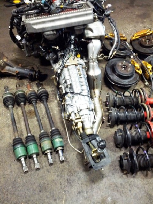 SUBARU WRX STI VERSION 8 EJ20T MOTOR TWIN SCROLL