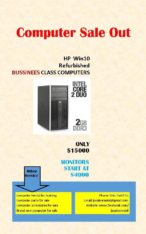 Refurbished Windows 10 HP Computers 