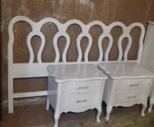 Furniture For Sale  - Headboard And Night Tables 