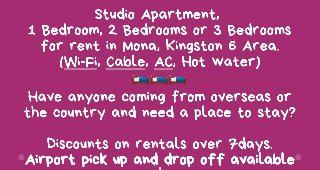 3 Bedroom House - Short Term Rental (US$90/night)