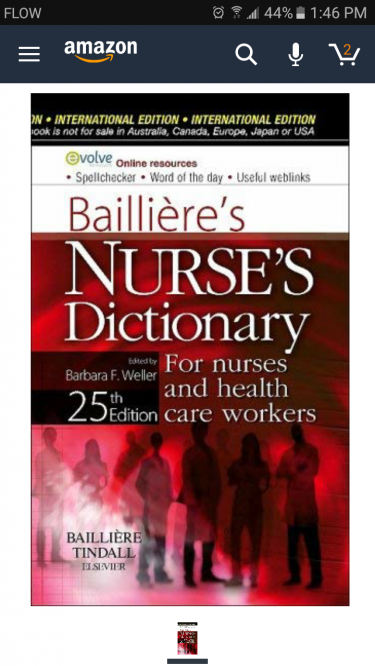 Nursing Dictionary 25th Edition 