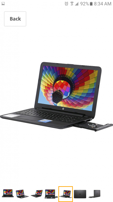 HP Laptop With DVD Player 