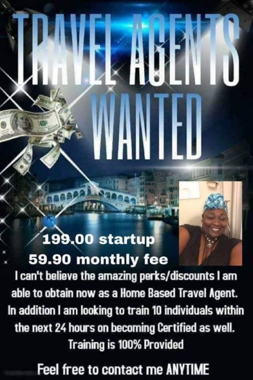 Looking For Travel Agent Who Work From Home.