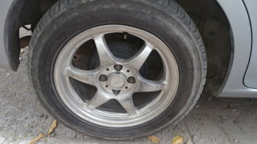Set Of 15 Inch Rims And Tyres 