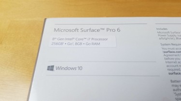 Microsofts Surface Pro 6 - 128GB Original Stock