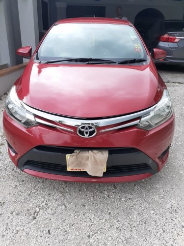 2016 Red Toyota Yaris Dealer Serviced