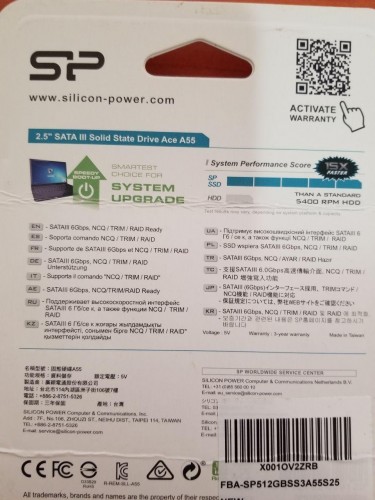 NEW Internal Solid State Drive Silicon Power 512GB