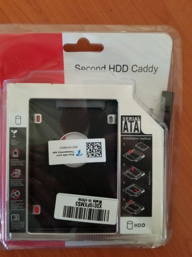 New SSD HDD Hard Drive Caddy Adapter Tray Enclosur