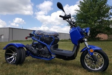 For Sale 50cc Trike Mean Dogg II Scooter Gas Moped