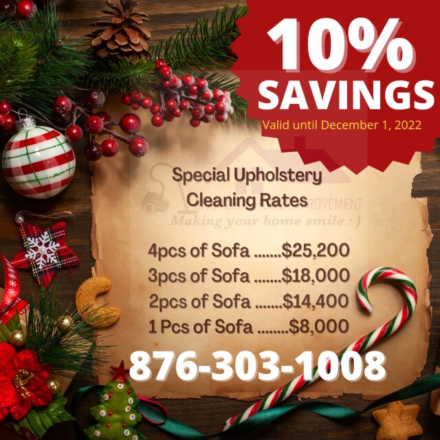10% OFF Sofa Cleaning!!! Call Now!
