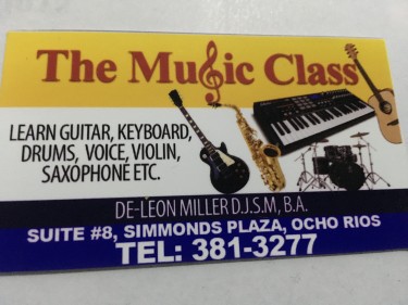 Come To “The Music Class” In Ocho Rios ?
