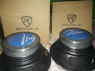 2 BNIB Rockville 10 Inch Mid Range Speakers 600w 