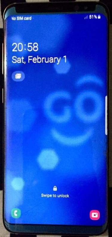SAMSUNG Galaxy S8 -64gb -line Crack On Screen