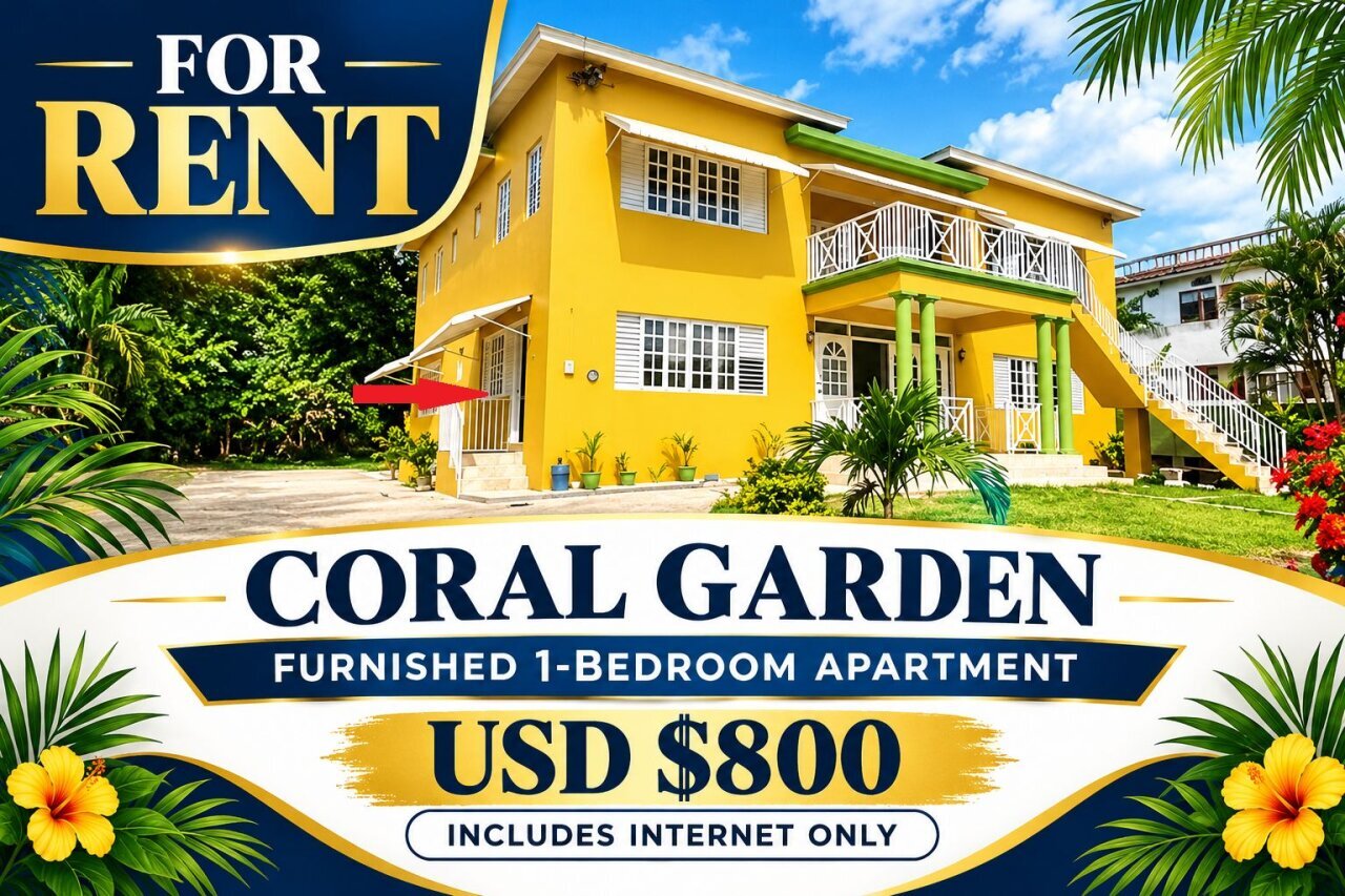 1 Bedroom 1 Bath Coral Garden Apartment