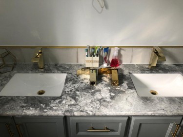 Rozin Luxury Deck Mount One Hole Basin Faucet Sink