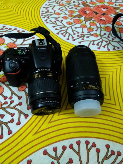 Nikon Camera 500 D Two Lines