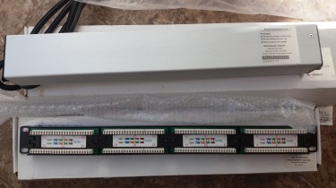 CAT6/5 Patch Panel And Power Strip