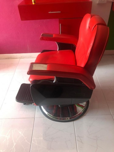 New Red Barber Chair