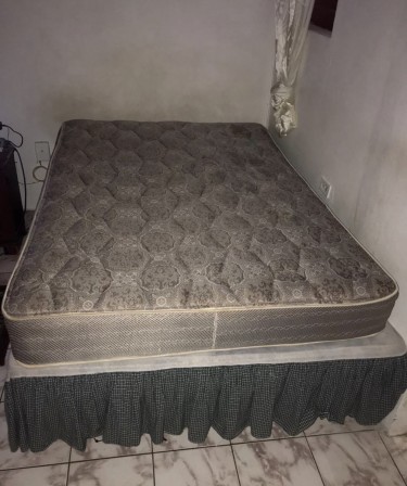 Full Matress .. Spring With Free Bed Bottom 