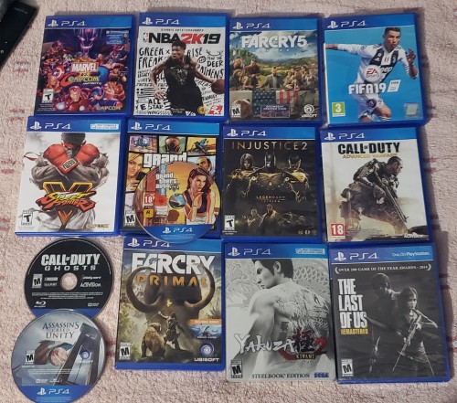 Brand New And Like New Ps4 Cd