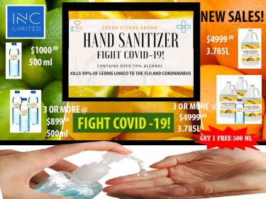 Hand Sanitizer Fresh Citrus Aroma