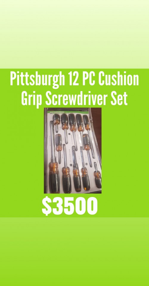 12 Pc Screwdriver Set