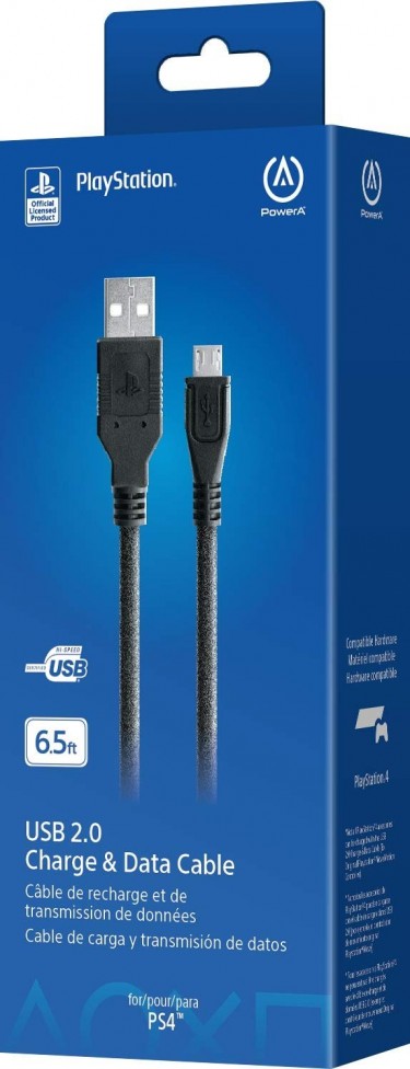 PLAY STATION 4 ORIGINAL CHARGER CABLES 