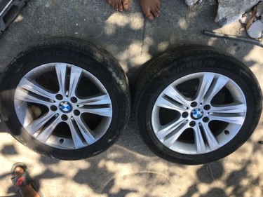 17” BMW Rims With Tyre Fit Subaru,Benz ,Audi And V
