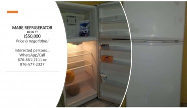 16 Cu Ft Refrigerator 