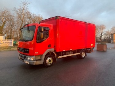 DAF 45. 140 BOX BODY WITH TAIL LIFT  2009..