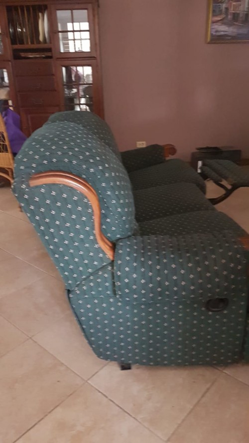 Three Seater Couch With Two Recliners