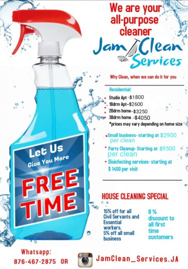 JamClean Servcies JA- Cleaning Services