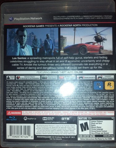 New Brand Playstation 3 Game CDs. Four Leave.