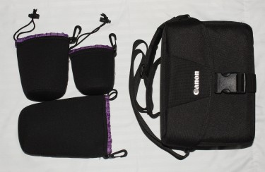 DSLR Camera Bag & Lens Pouch