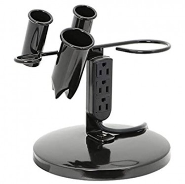 Tabletop Blow Dryer & Flat Iron Holder W/ 3 Outlet