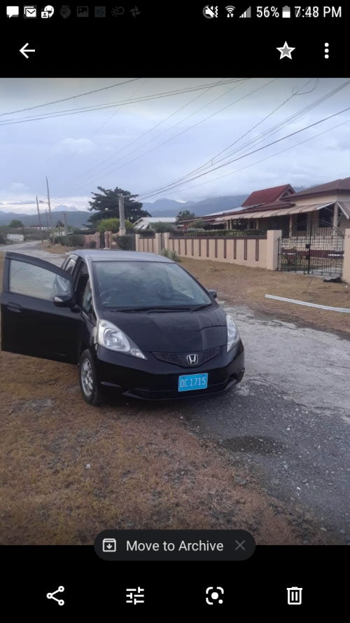 2010 Black Honda Fit Lady Driven New Only Driven F