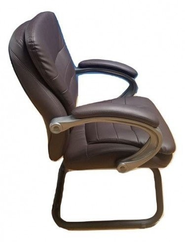 Image Double Plush Side Chair - Brown