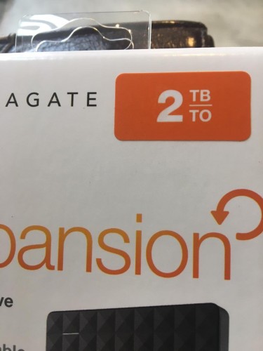 Seagate 2 TB Portable Storage