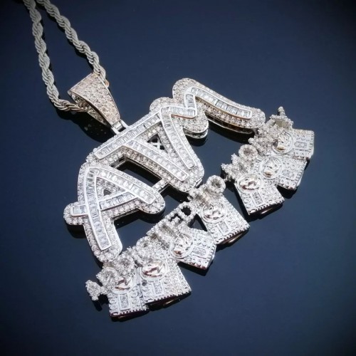 Addicted To Money Iced Out Necklace