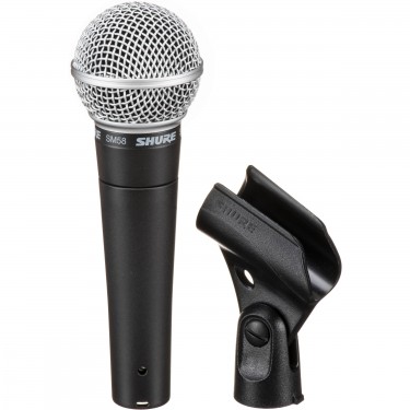 Shure SM58 Dynamic Microphone + Shure XLR Cable