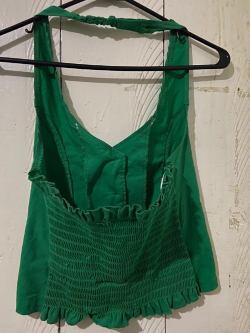 Green Top With Elastic Back Size Medium.