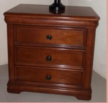 Two 3 Drawer Bedside Tables