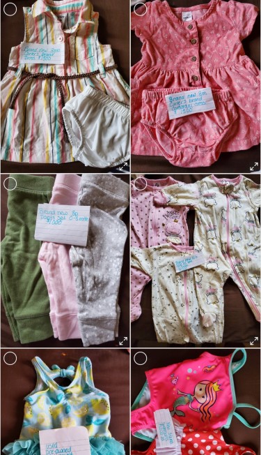 Baby Clothing. Ages Up To 6 Months.