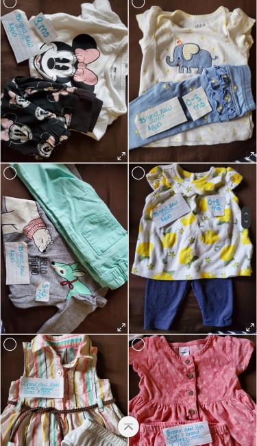 Baby Clothing. Ages Up To 6 Months.