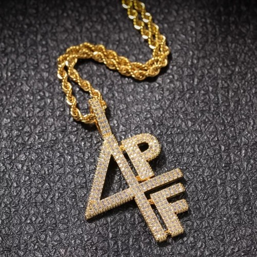 Four Pockets Full Iced Out Necklace