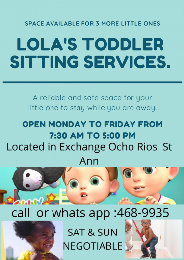 Baby/Toddler Sitting Services Ochorios 