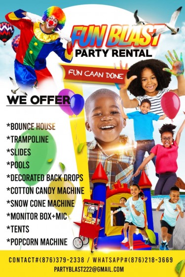 Party Equipment  For Rental ,bounce  House Ect.