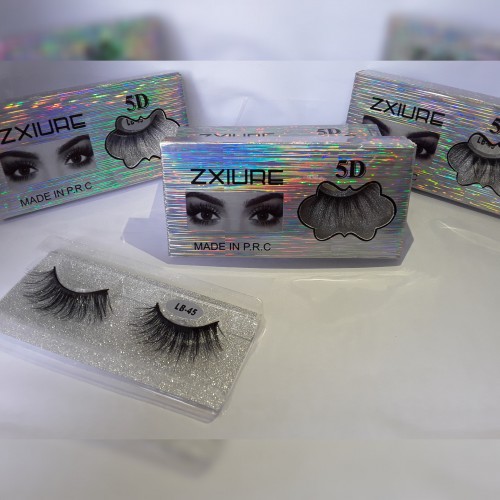 Lashes And Glitters For Makeup And Nails