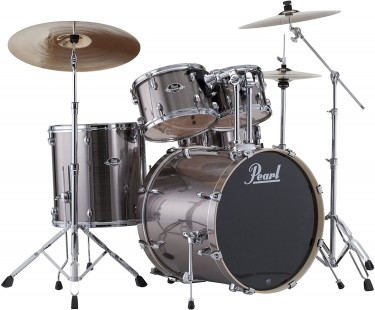 Pearl 5 Piece Drum Set + Sabian Cymbal Set + Stool